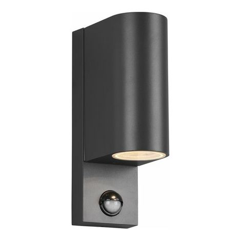 [NEUWERTIG] Trio Außenwandleuchte Roya Wandleuchte Wandlampe 35 W 2flg Sensor Rund Anthrazit B-Ware