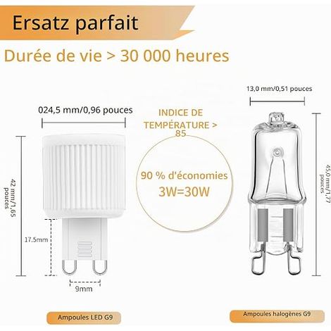 G9 LED Bulbs Warm White (1/4)