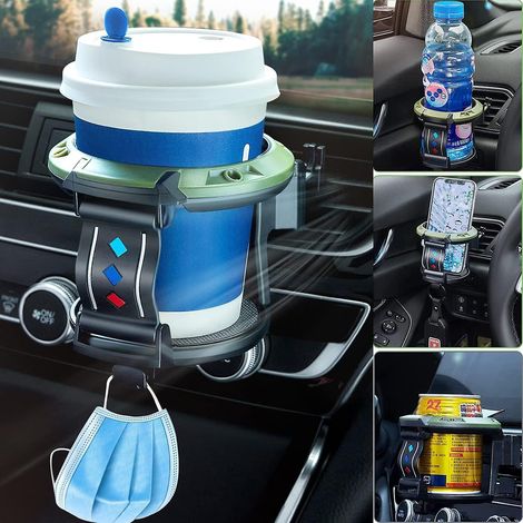 porte-gobelet Voiture(arme Verte),universel Tasse De Boisson Porte-gobelet,porte-gobelets Pour Auto Multifonctionnel Porte-bouteille Porte-boisson (1/5)