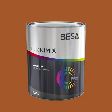 Pot de peinture Brun Orangé RAL 8023  Brillant - 1 kg