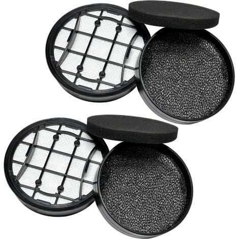 2er-Set Waschbar Vakuum-Ersatzvorfilter Kompatibel mit Philips Akku-Staubsauger der Serie 7000 & 8000: 300009074161, XC7053, XC7055, XC7057, XC8055 und XC8057 (1/5)