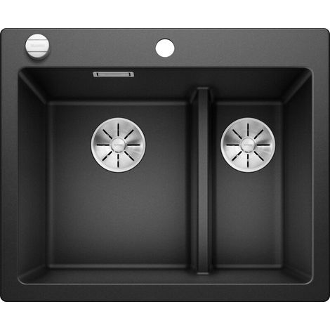 BLANCO Einbauspüle PLEON 6 T Links InFino Silgranit Anthrazit (1/2)