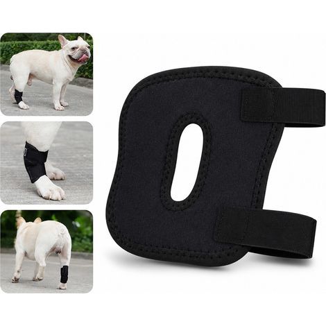 Manchon Protection Patte Chien Anti-lechier Post-operatoire Neoprene Lot de 5 Noir M