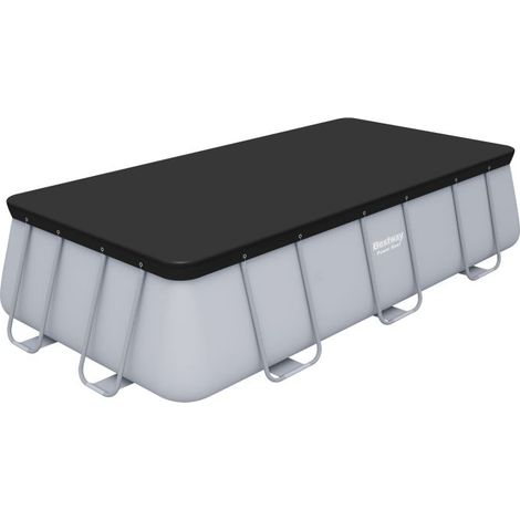 Bestway Bâche 4 saisons rectangle pour piscine Power Steel 404/412 x 201 cm