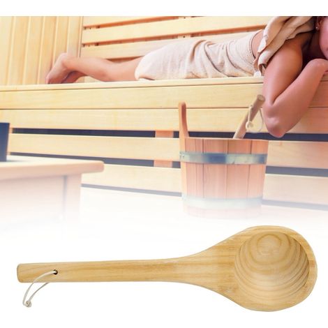 Saunalöffel, handgefertigt, Saunazubehör, Sauna-Wasserschöpflöffel (1/5)