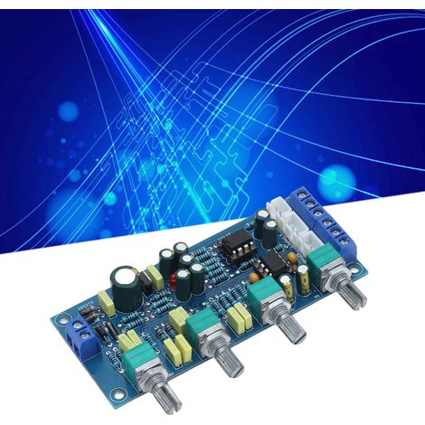 Version à alimentation unique, carte de tonalité NE5532 de qualité audiophile Hi-Fi, carte de préamplification NE5532, carte de préamplification d'amplificateur de puissance (1/5)