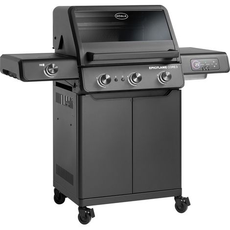 Rösle Gasgrill EPICFLAME Core 3 Schwarz mit PRIMEZONE 251164 (1/5)