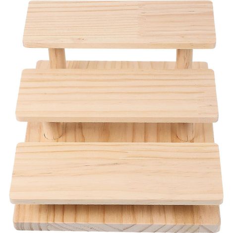 Étagère extensible en bois pour ranger un ensemble de collection de 3 pièces. (1/5)