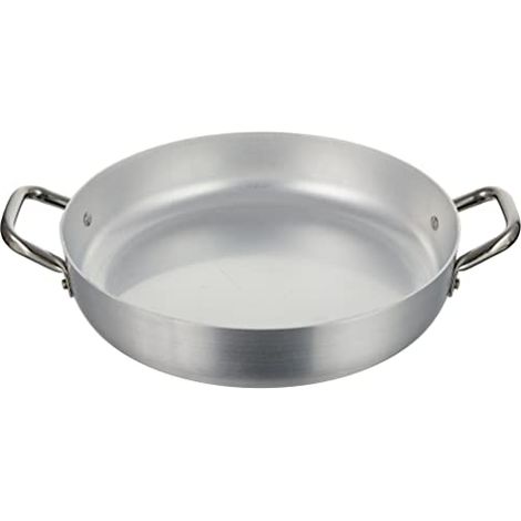Tegame in alluminio - 2 manici  -  Ø30xh6,5 cm (1/4)