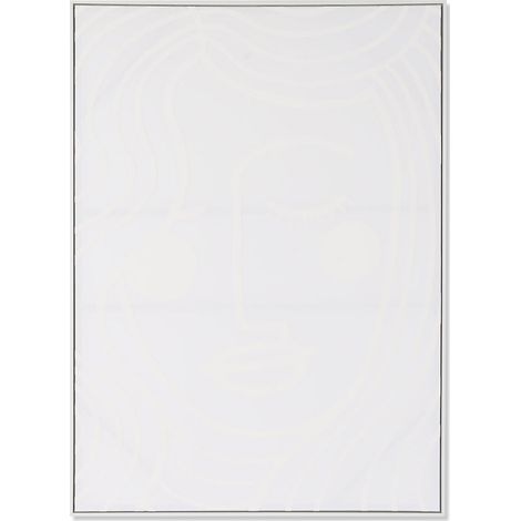 Tableau Femme Blanc 3D pour Déco Murale Chic - Blanc design 3D (1/5)