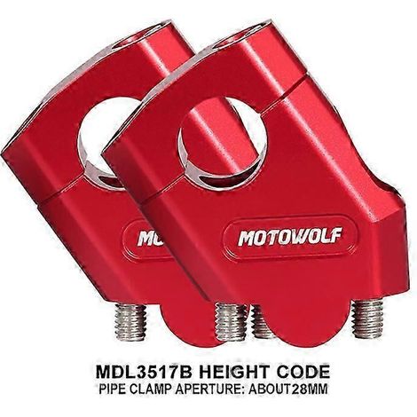 Rehausseurs de guidon Yvan pour Yamaha XJR1200 et XJR1300 (fixation par collier), 3 couleurs disponibles - Accessoires moto (1/5)