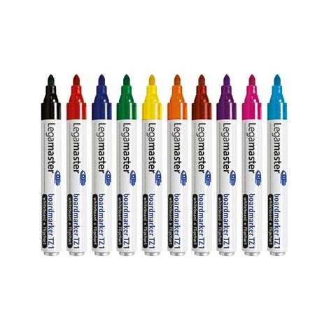 Legamaster boardmarker TZ 1 7-110099 Marqueur tableau blanc bleu, marron, vert, rouge, noir, orange, violet, rose, bleu clair 10 pc(s) X014411 (1/6)