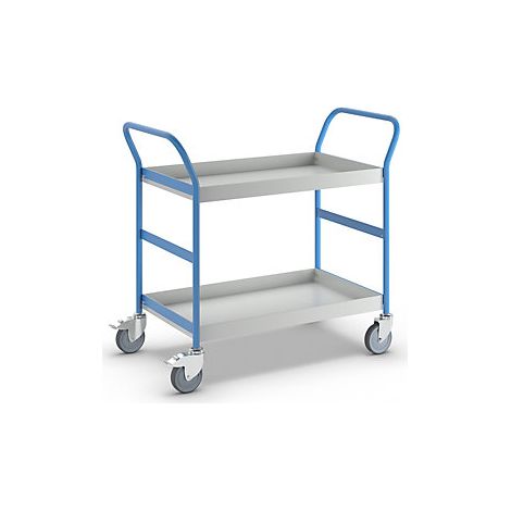 eurokraft pro  Carrello di servizio con vasche  capacità 15 l 