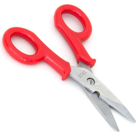 TRADE SHOP - Forbice Forbici Spella Filo Cavo Per Elettricista Taglia Cavo Lame Cromate Cavi -
