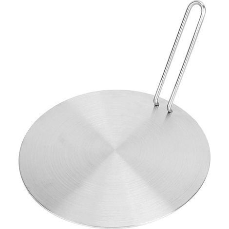 Adaptateur Induction, 24cm Diffuseur de Chaleur Disque Adaptateur Plaque de Diffusion de Chaleur en Acier Inoxydable Convertisseur Gaz Cuisinière à Induction (1/5)
