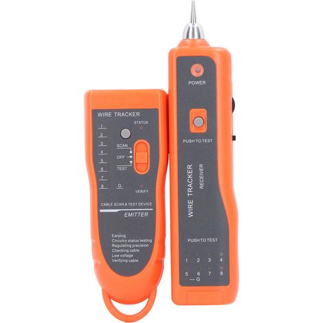 Localisateur de câble polyvalent kit traqueur de fil testeur réseau détecteur télécom (1/5)