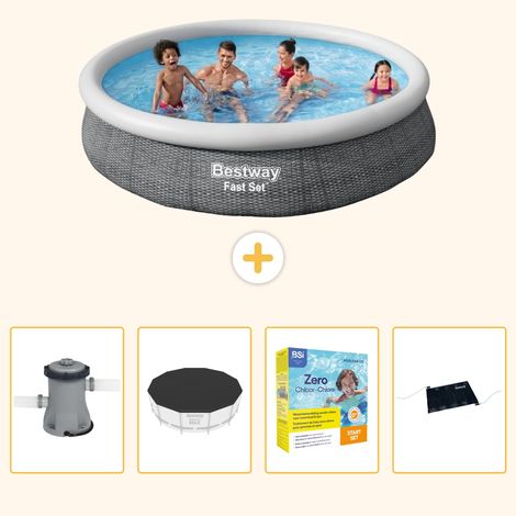 Bestway Bestway Fast Set Ronde - 366x76 cm - 5-pièces S234 (1/5)