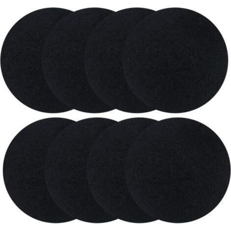 8 Pièces Filtres Compost Ronds, Filtres à Charbon Actif Filtre Anti-Odeur pour Poubelles à Compost Ronds, Convient aux Poubelles Jusqu'à 17 cm (1/5)