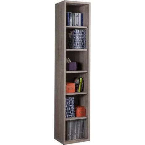 Libreria 45 cm noce con sei vani - Marsala