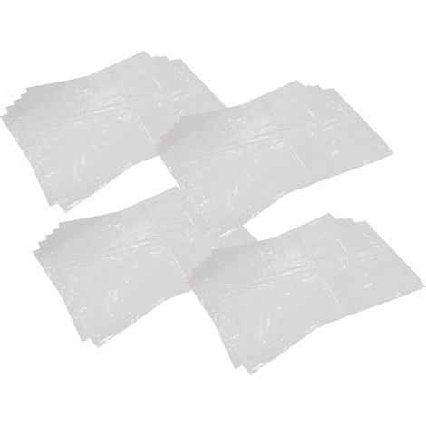 vhbw 20x Entsorgungsbeutel kompatibel mit Dustcontrol F 2500, F 3500, DC 3800 Staubsauger - 42cm x 25,5cm, Transparent (1/5)