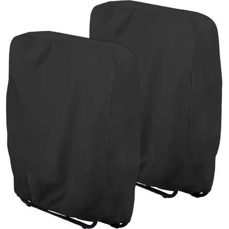 Housses de protection imperméables pour meubles d'extérieur, lot de 2 housses de chaise zéro gravité, housses de chaise de patio pliantes pour tous les temps, housses de chaise anti-gravité (1/5)