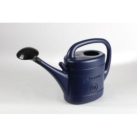 8 Stück Garten Gießkanne mit Gießer / Aufsatz 10L in blau Bewässern 8er Set