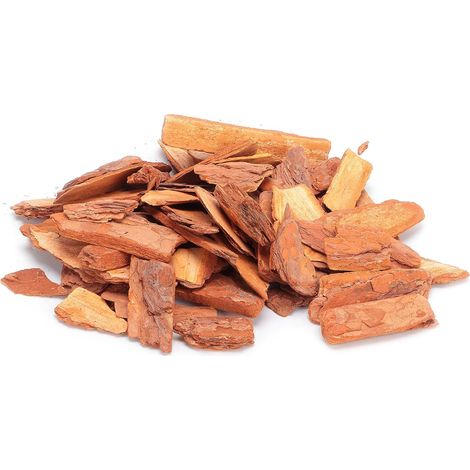 Paillis d'écorce de pin chaud et respirant, (Grandes particules 250g) la literie pour animaux de compagnie, le jardinage, les plantes intérieures et les plantes de couverture au sol (1/5)