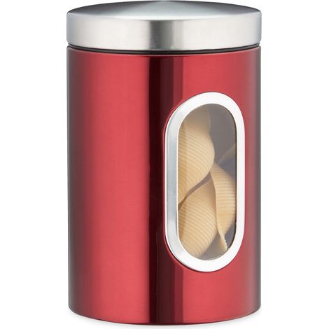 Tarro de almacenamiento con ventana de visualización