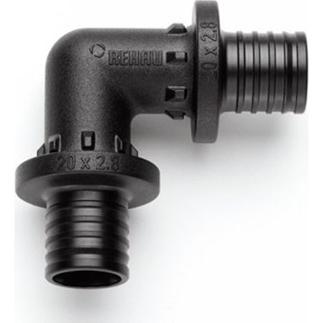Rehau Coude PEX 40 mm 90 degrés translucide