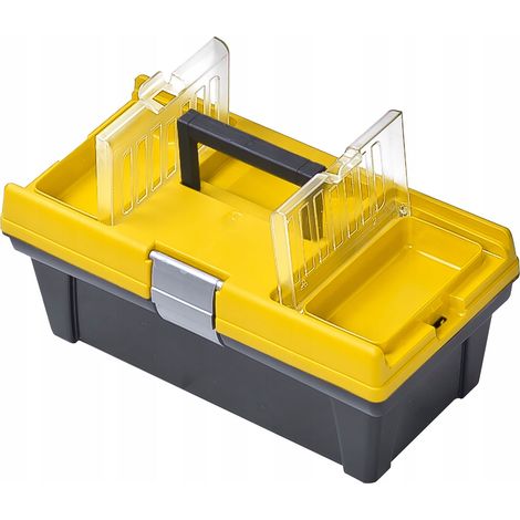 Werkzeugkasten patrol stuff semi profi carbo tiefer Einsatz Aluminiumgriffe