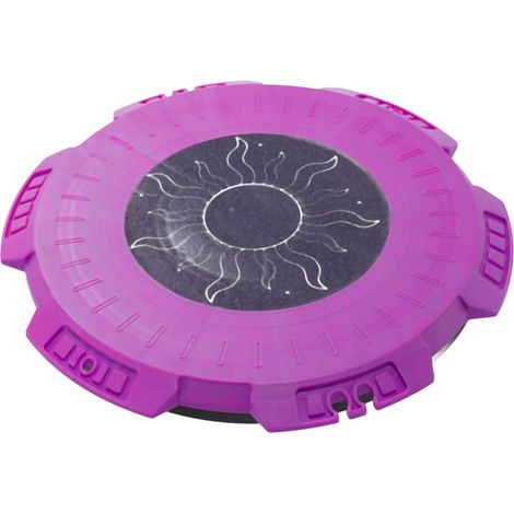 Plateau d'équilibre pivotant silencieux pour fitness, yoga et renforcement musculaire à domicile, équipement d'entraînement bureau ou maison, couleur violette. (1/5)