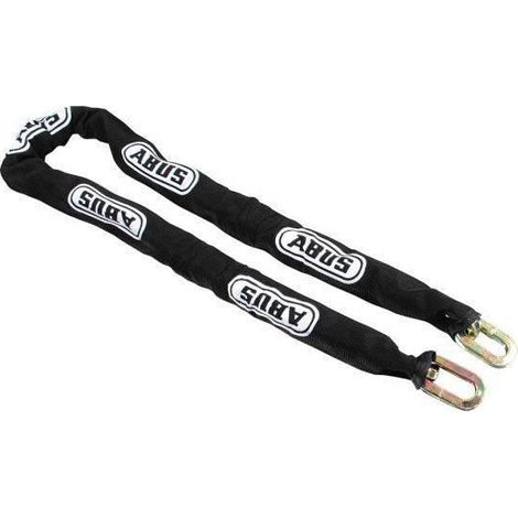 Abus – Chaîne antivol 10KS BLACK – Diamètre de maillon 10 mm – Longueur 1700 mm – Gaine de protection – Pour sécuriser vos biens de valeur