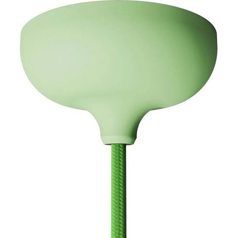 Eléments pour créer un luminaire creative-cables silicone rosette kit orificio central resistente al calor