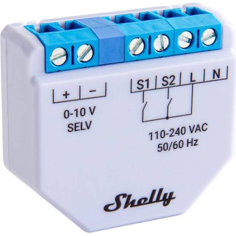 Dimmer Shelly Plus 0-10V WiFi/Bluetooth