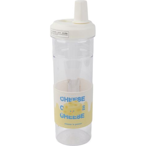 Gourde Isotherme Mignonne avec Paille 850ml - Couvercle Amovible, Sans BPA, Récutilisable pour Voyage (1/5)