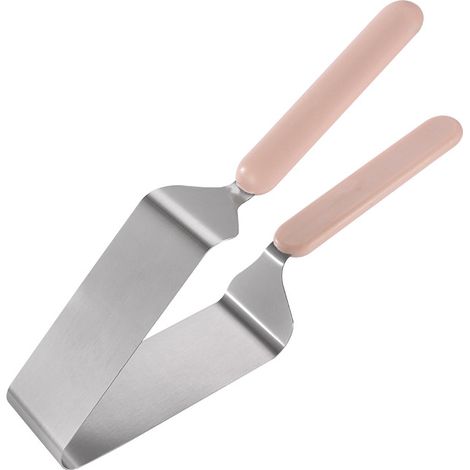 Séparateur à gâteau en acier inoxydable, argenté, 27 x 5 cm, 1 pièce Outil triangulaire pour transférer les gâteaux Outil pour portionner les gâteaux (1/5)