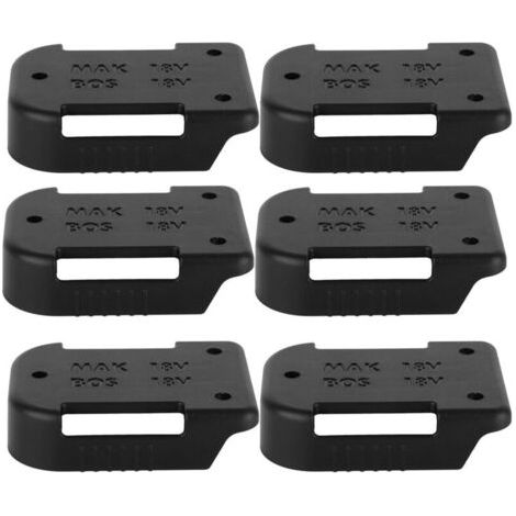 6 Pièces Support de Montage avec Connecteur d'Alimentation pour Batterie BOSCH 18V - Adaptateur et Dock de Charge