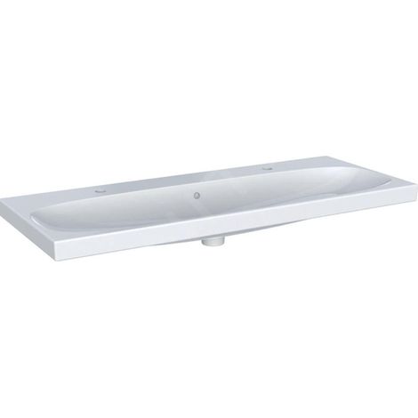 Geberit Acanto lavabo, 2 trous pour robinetterie à gauche/à (1/3)