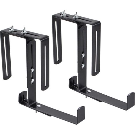 2X Supports de bacs à Fleurs Haut de Gamme pour balustrades et balustrades de Balcon (1/5)