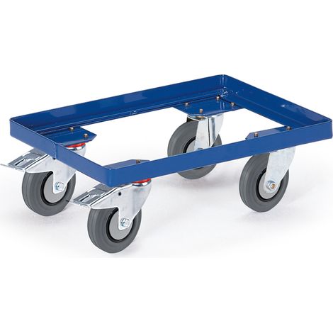 Rollcart Fahrrahmen 1210x810mm Winkelstahl mit TPE-Bereifung und 2 Feststellern (1/2)