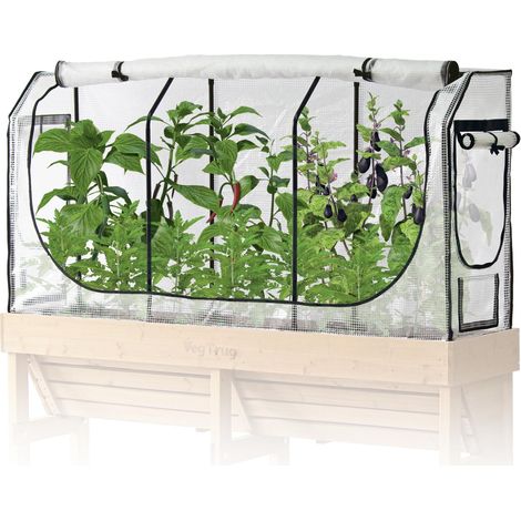 Cadre de Serre et Housse pour Wall Hugger 1,8 m (1/5)
