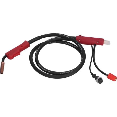 Pistolet de soudage 200A CO2, cuivre pur, tuyau caoutchouc pliable 2,6m, torche machine pour chantiers. (1/5)