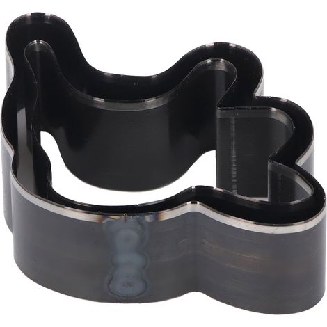 Ensemble de 2 matrices de découpe pour cuir en forme de fantôme, outils de découpe et de moulage manuels en acier allié (1/5)