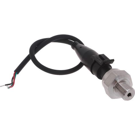 Capteur de pression G1/4" - Précision : 1 % - Entrée : 5 V - Sortie : 0,5-4,5 V/0-5 V - Pour eau et huile - Plage de pression : 0 à 150 PSI (1/5)