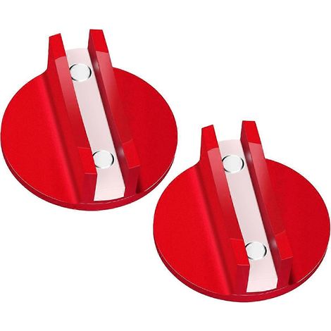 Adaptateur de cric à pincement universel en aluminium rainuré magnétique avec protection de rail de châssis pour cric de sol (1/4)