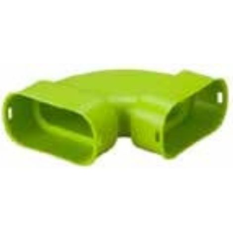 Curva 90 gradi orizzontale in pe 102x50mm antistatico e antibatterico brofer tvmso002 (1/2)