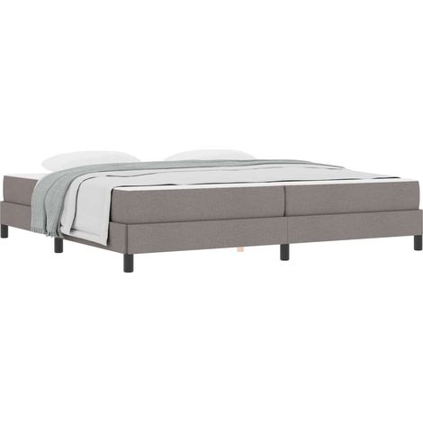 Maison Exclusive - Boxspringbett mit Matratze Taupe 200 x 200 cm