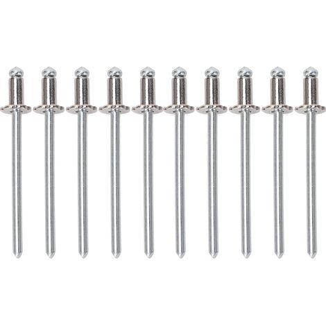 Rivets roses en aluminium antirouille pour voiture, 8 pièces, en forme d'étiquette de porte VIN AMC, tous les véhicules, argent (1/5)