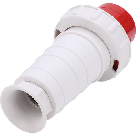 Connecteur industriel 380415V 63A, prise d'alimentation 3P+T 4 broches étanche IP67 pour l'aviation