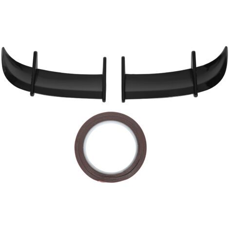 ZJchao Spoiler Universel, Abs avec Colues Accessoires Extérieurs de Voiture Aleron Aleron Universal Deportivo Para Auto pour Le Coffre de Voitures (Noir Brillant) (1/5)